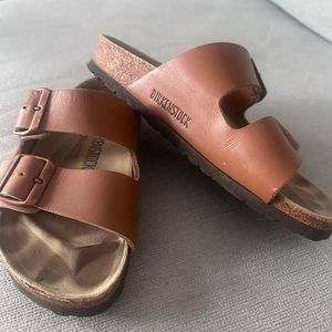 Birkenstock Sandal Tan  Leather